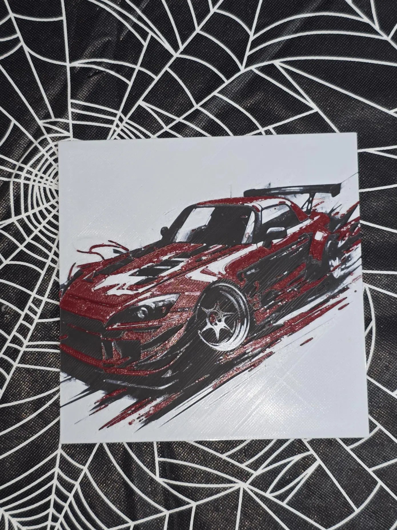 1990's Acura NSX 3D Printed Hueforge Fan Art