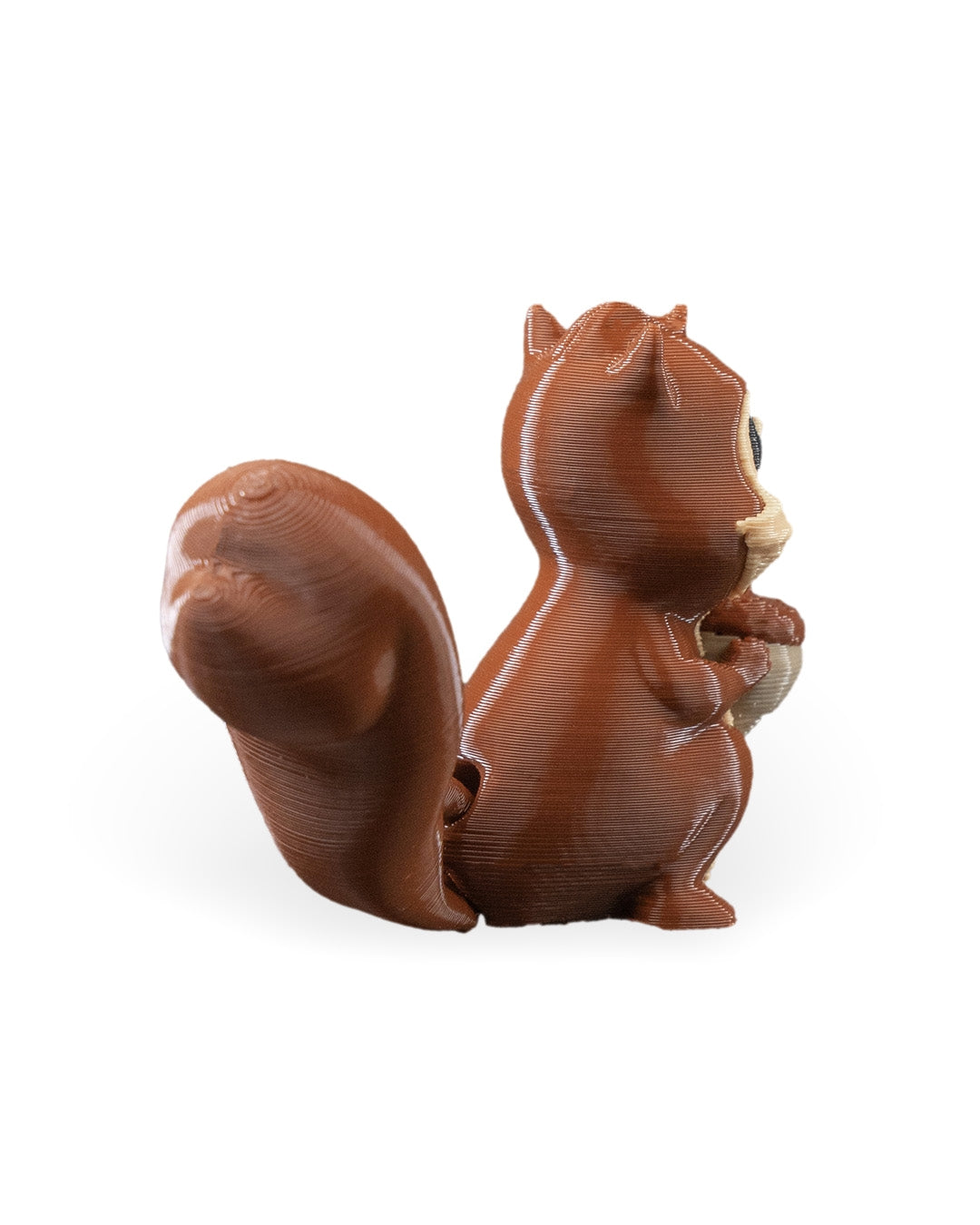 Mini Flexible Squirrel Figure Holding Nut