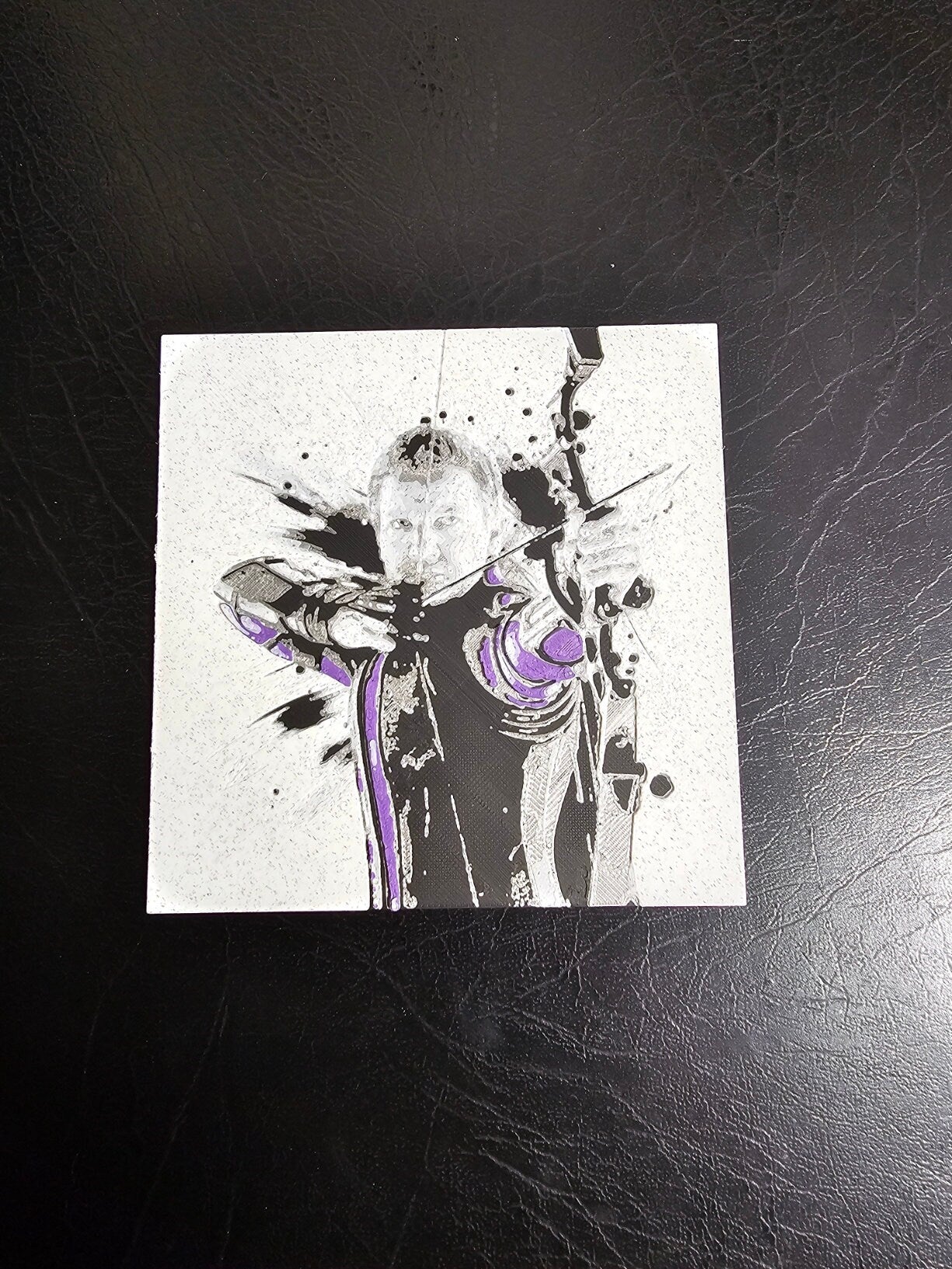 Hawkeye 3D Hueforge Art