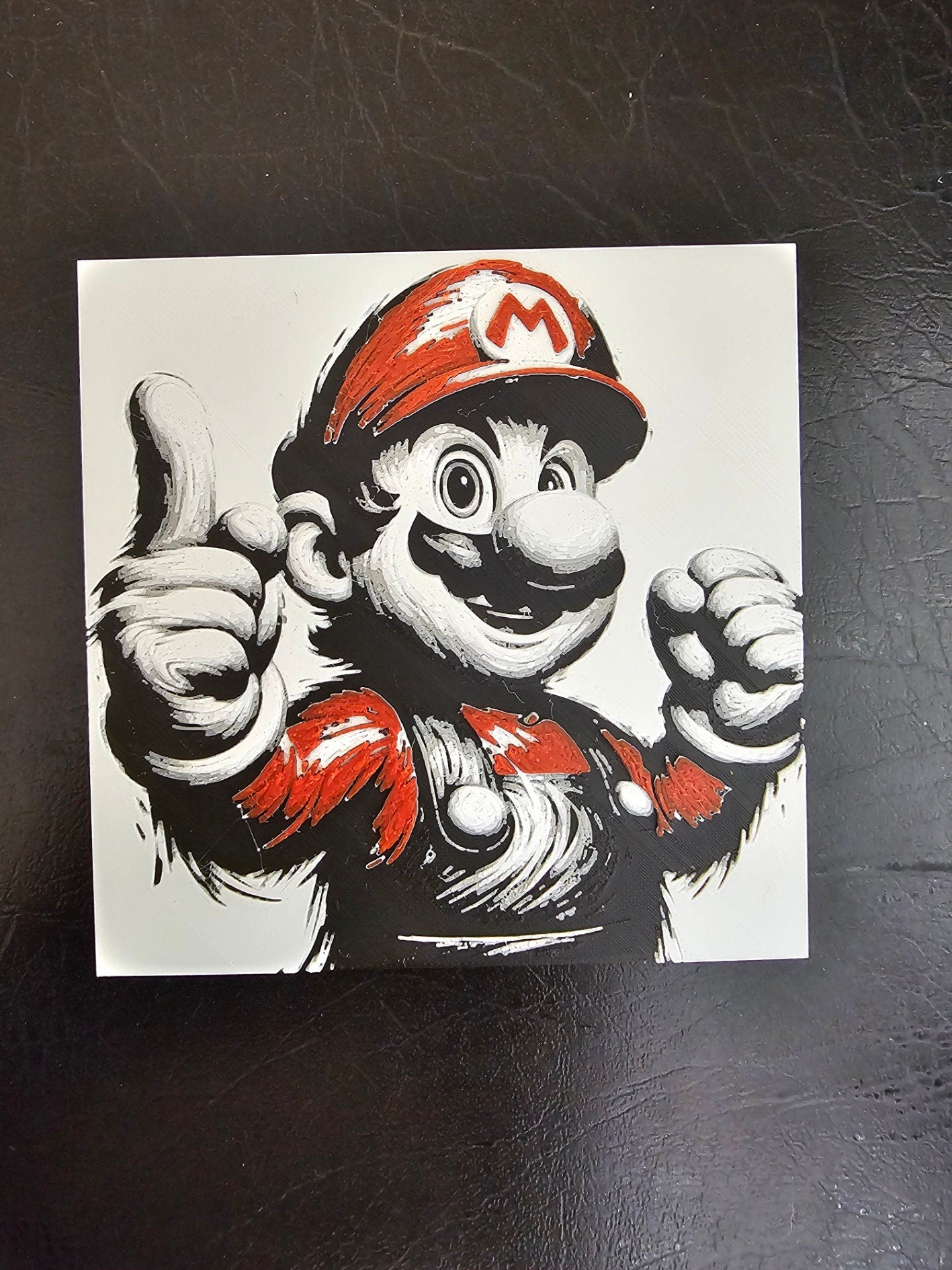 Bowser with Flame Breath 5 Color 3D Hueforge Art