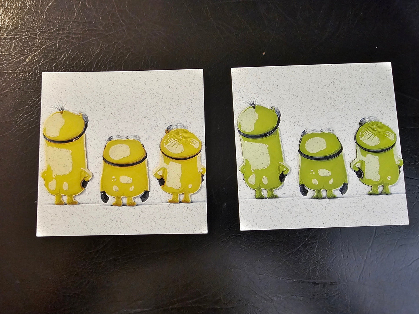 Minion on Skateboard 4 color 3D Hueforge Art