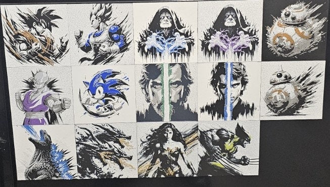 Judge Dredd 3D printed Hueforge Fan Art