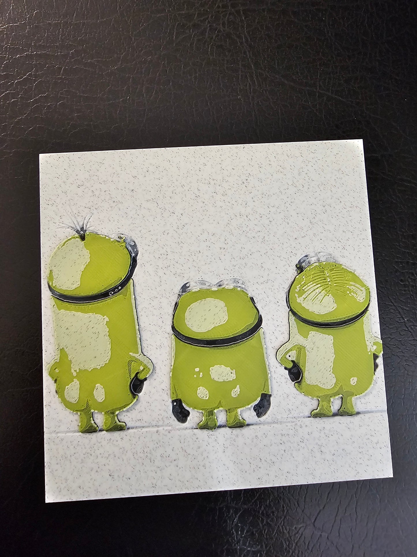 Naked Minions 4 color 3D Hueforge Art