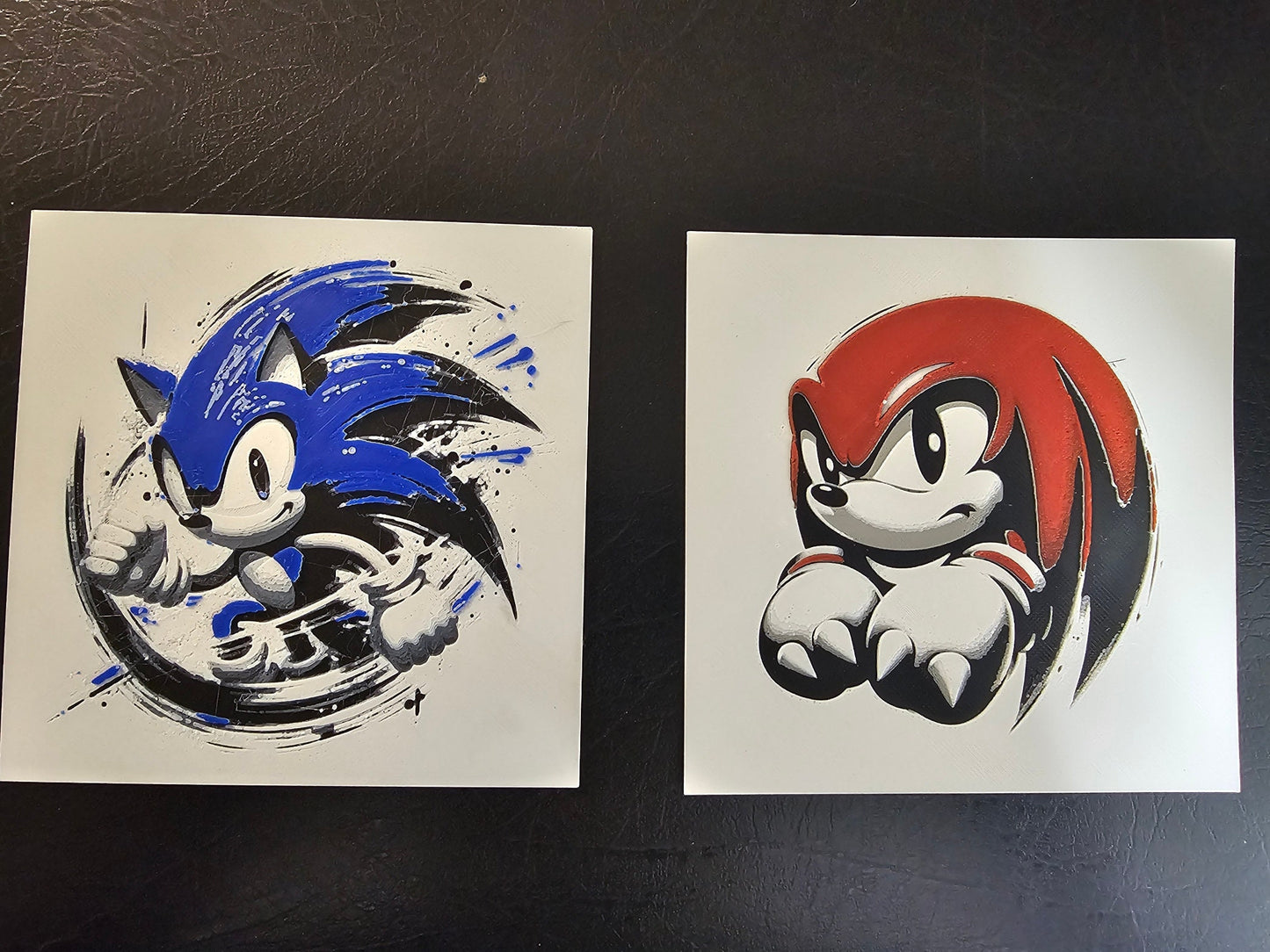 Sonic the Hedgehog 3D Hueforge Art