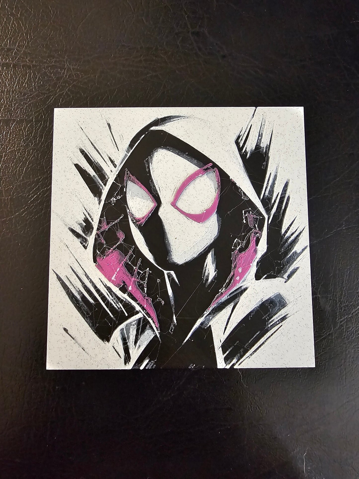 Spider Gwen Close Up Hueforge 3D Art