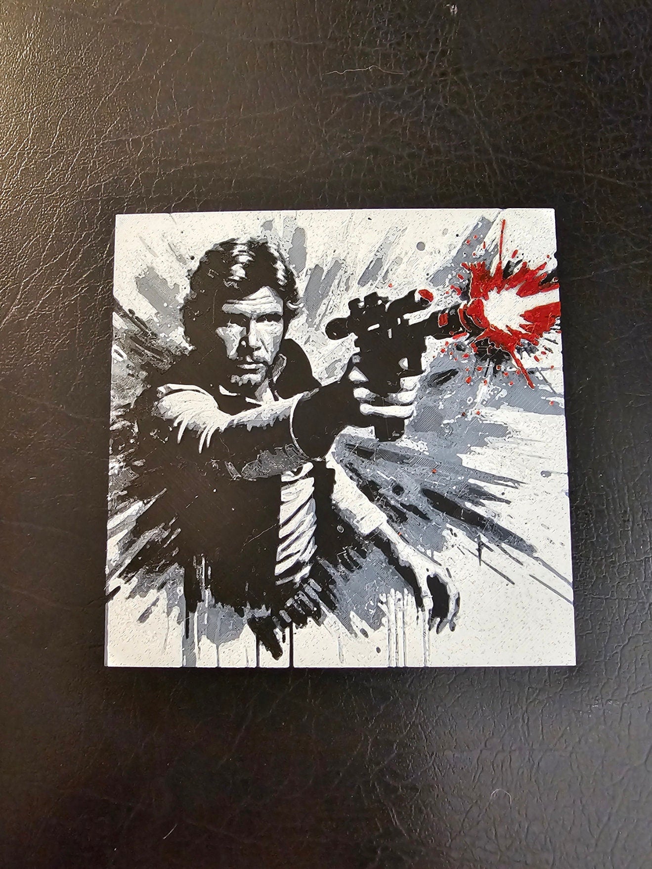Han Solo 3D Hueforge Art