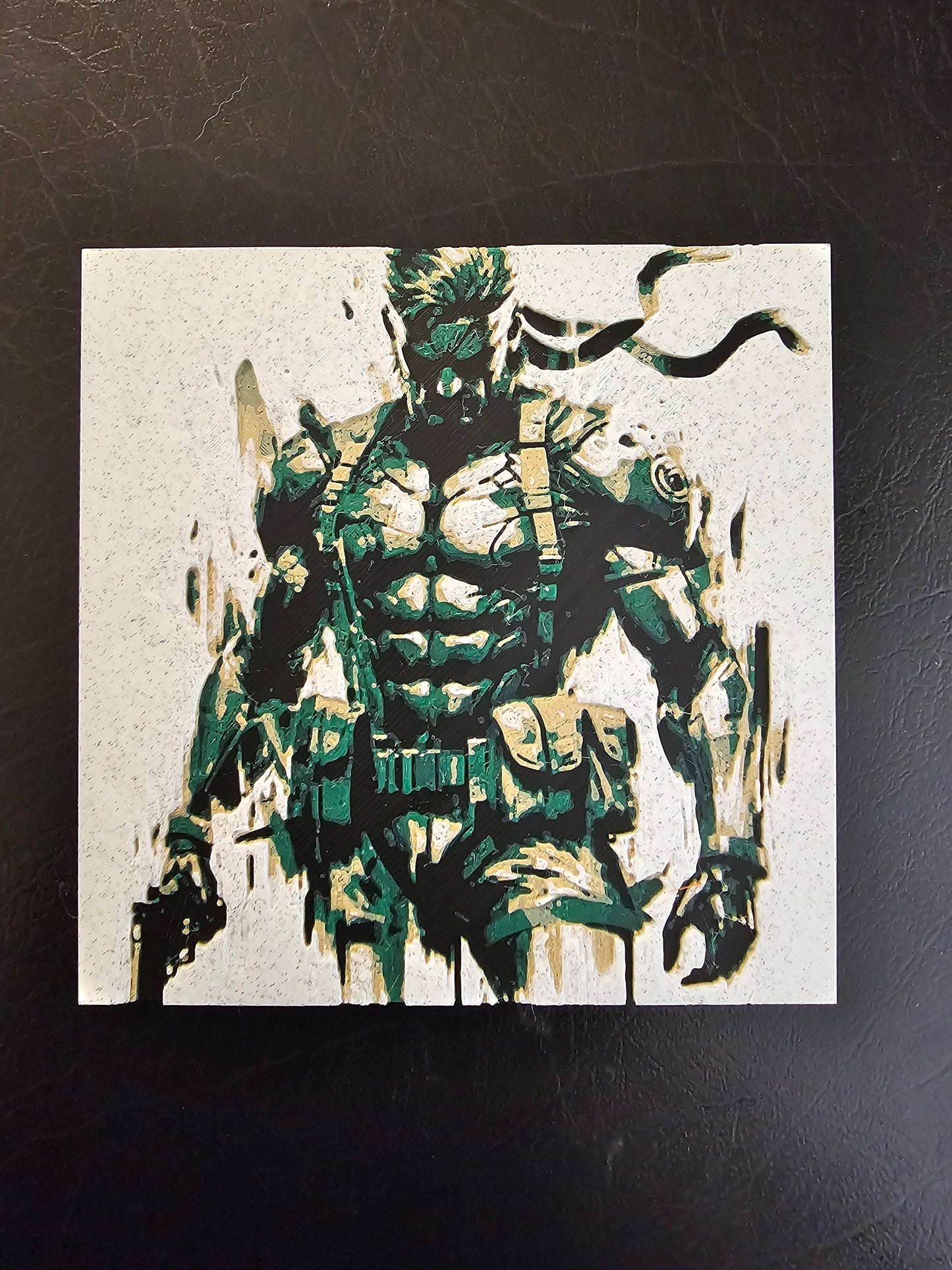 Solid Snake, Metal Gear Solid 3D Hueforge Art