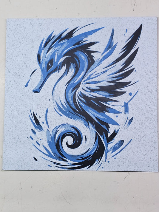 Seadra, Pokemon, Gotta Catch 'Em All 3D Printed Hueforge Fan Art