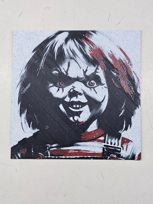 Chucky, Childs Play 3D Printed Hueforge Fan Art
