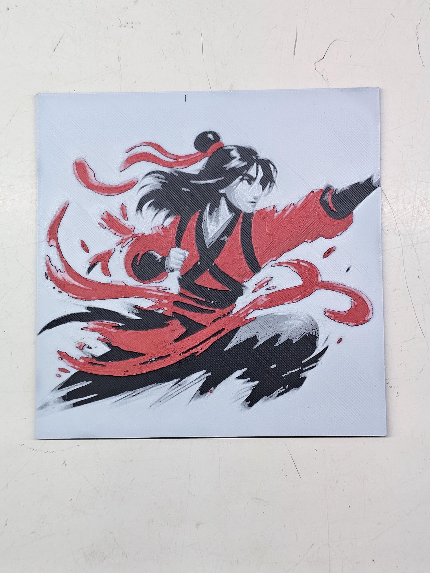 Mulan 3D Printed Hueforge Fan Art