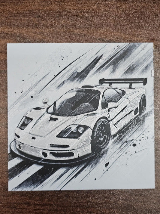McLaren F1 3D Printed Hueforge Fan Art