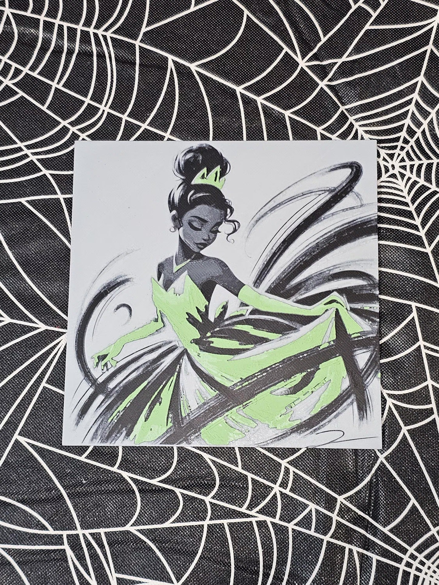 Princess Tiana 3D Printed Hueforge Fan Art