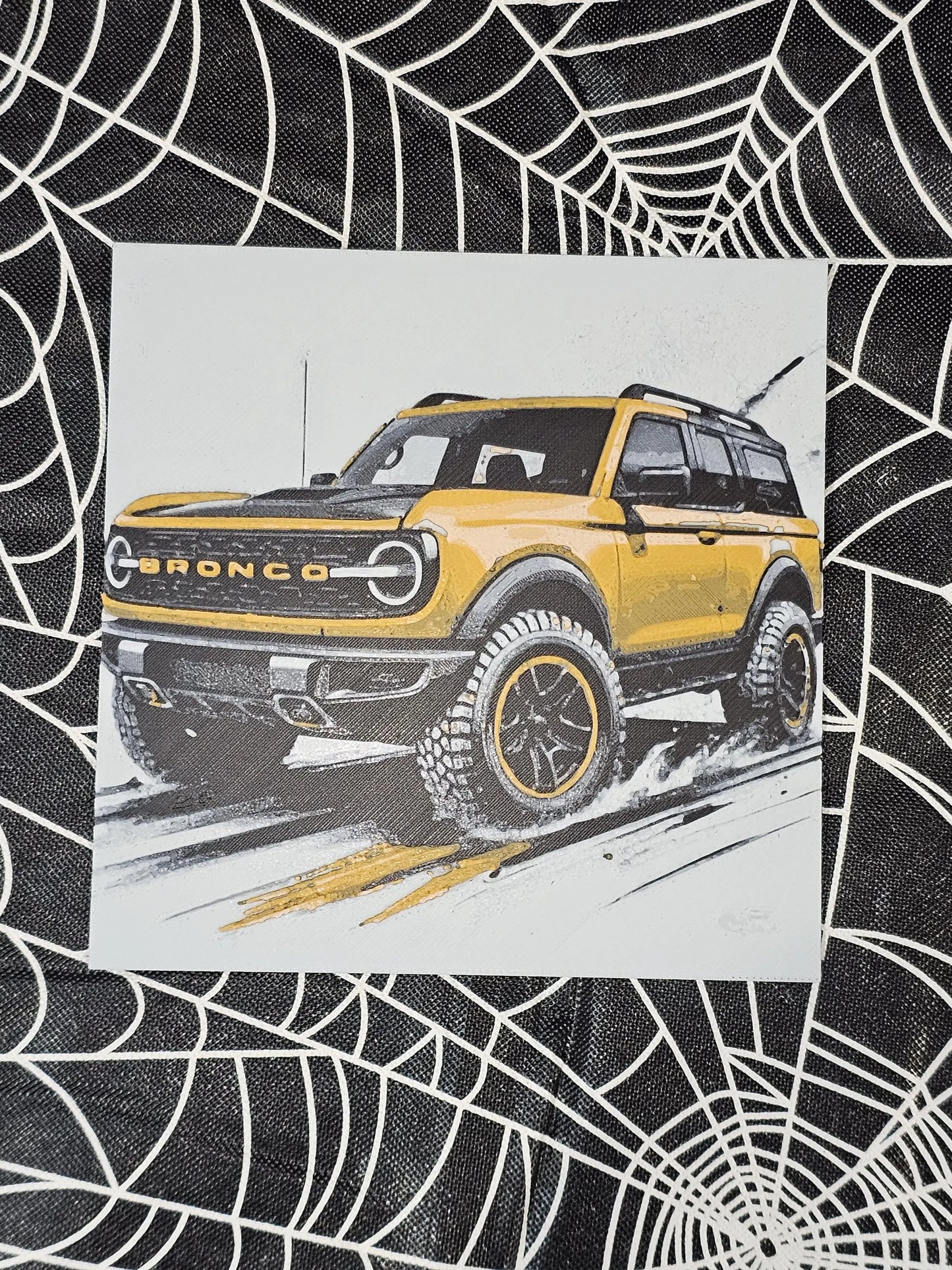 80's Lamborghini Diablo 3D Printed Hueforge Fan Art