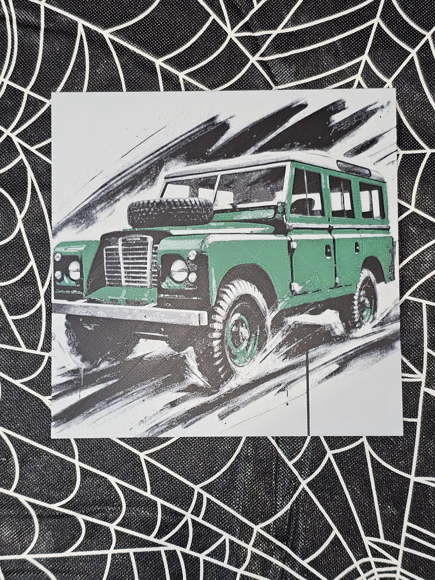 80's Lamborghini Diablo 3D Printed Hueforge Fan Art