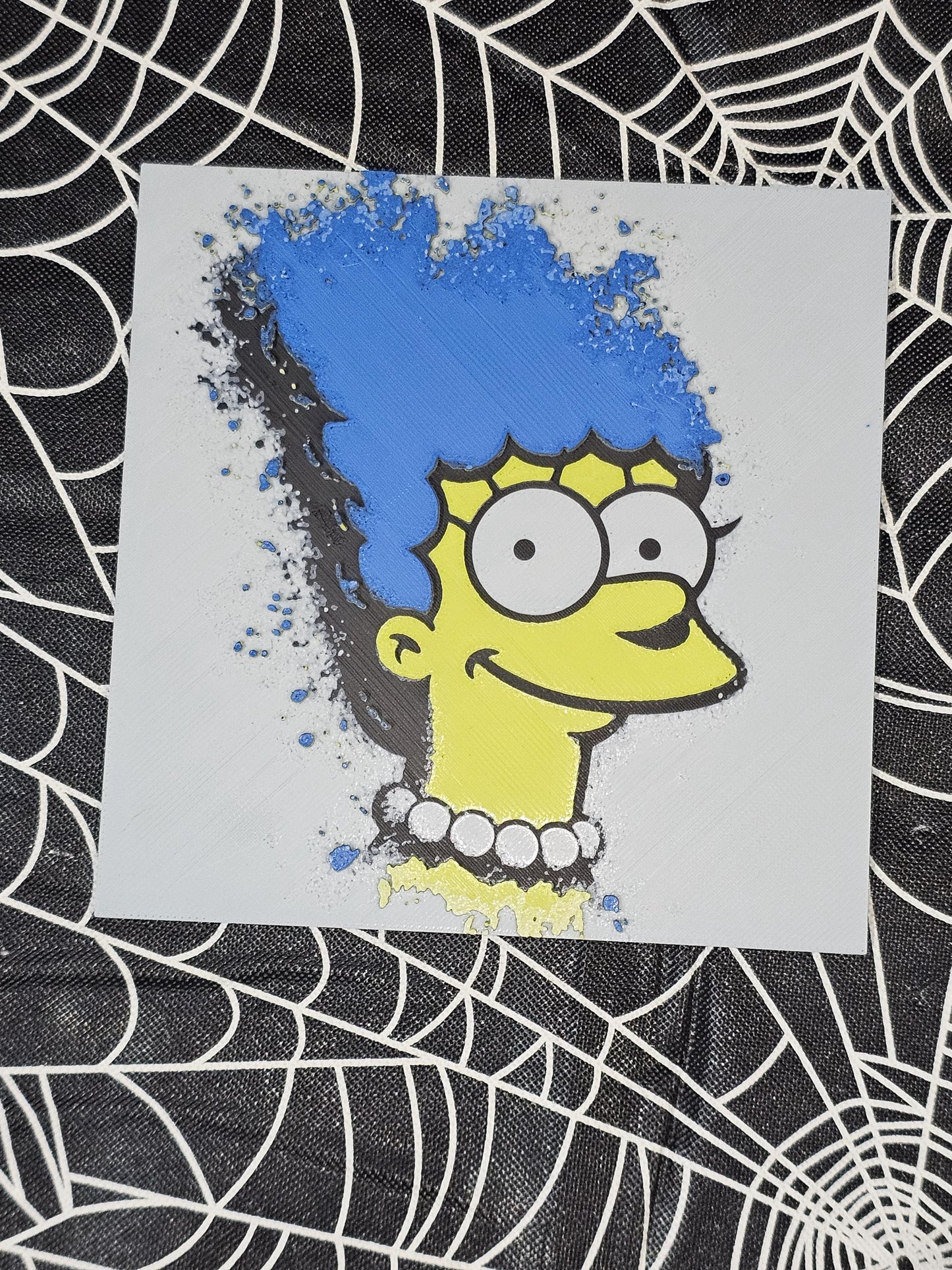 Maggie Simpson 3D Printed Hueforge Fan Art