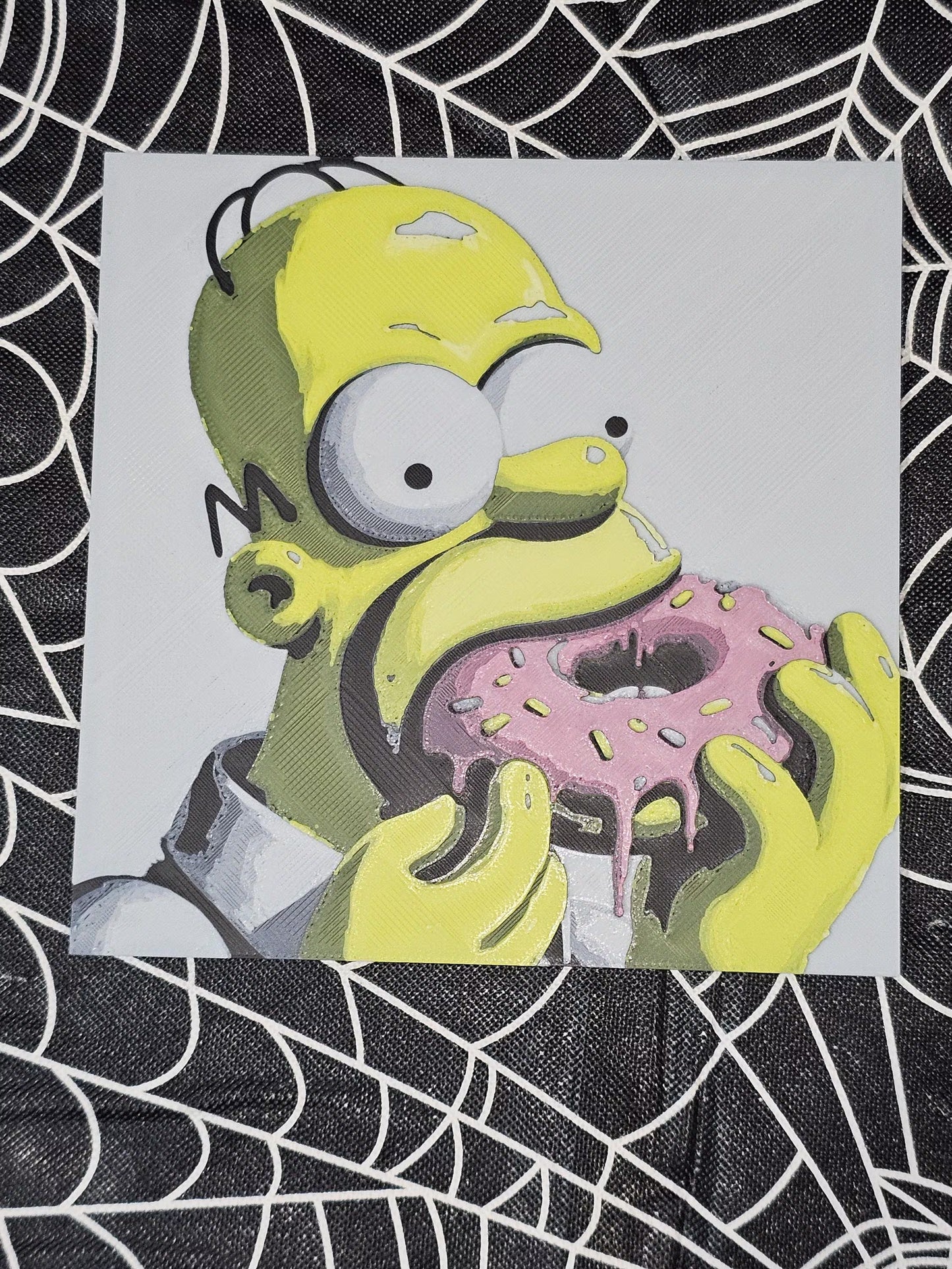 Maggie Simpson 3D Printed Hueforge Fan Art