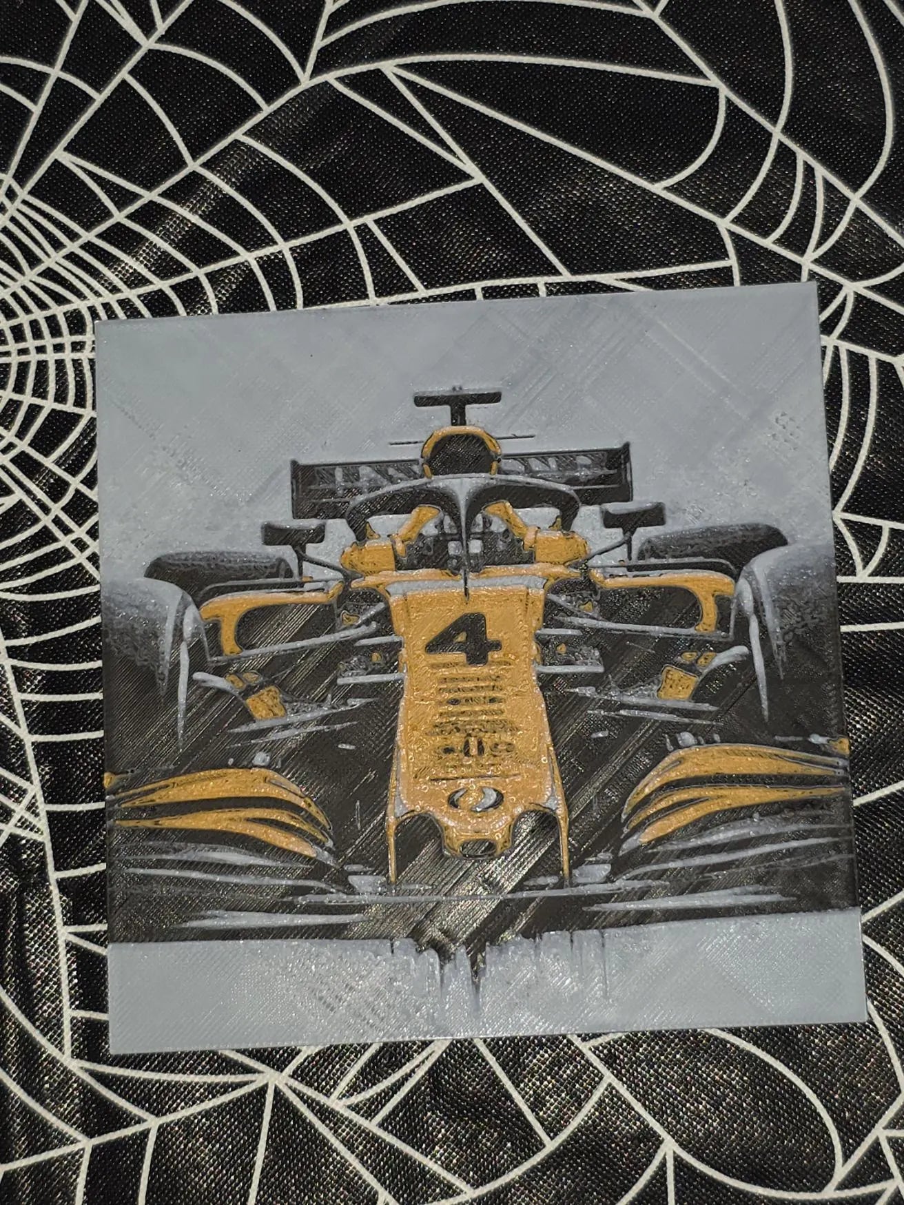 Aston Martin F1, #14, Fernando Alonso 3D Printed Hueforge Fan Art