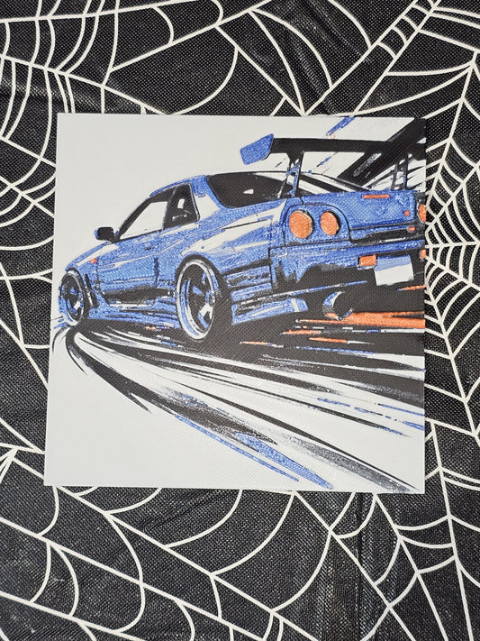 Nissan Skyline 3D Printed Hueforge Fan Art