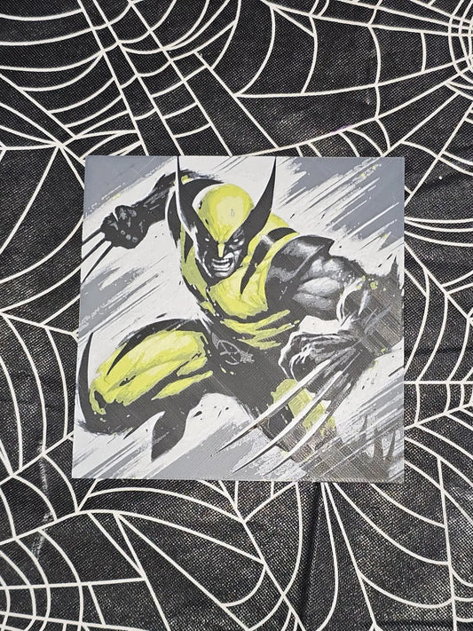 Wolverine, Jumping Attack, X-Men 3D Printed Hueforge Fan Art