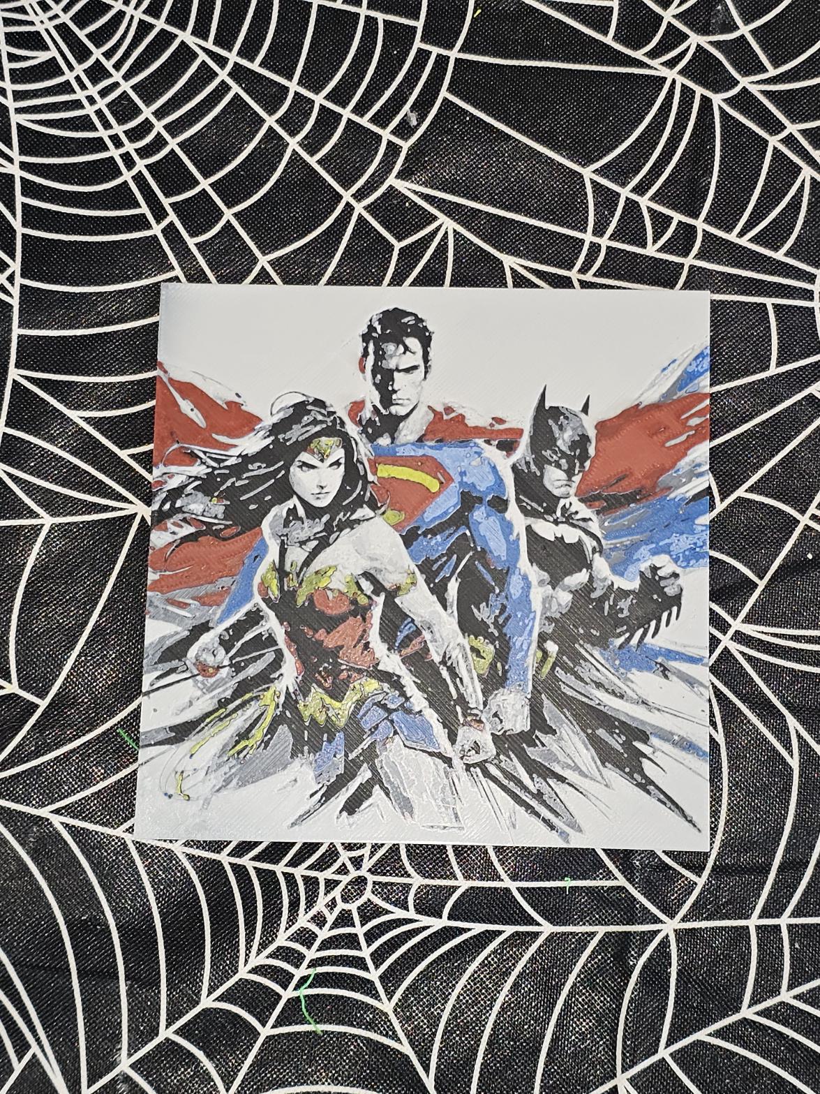 Polar Bear 3D Printed Hueforge Fan Art