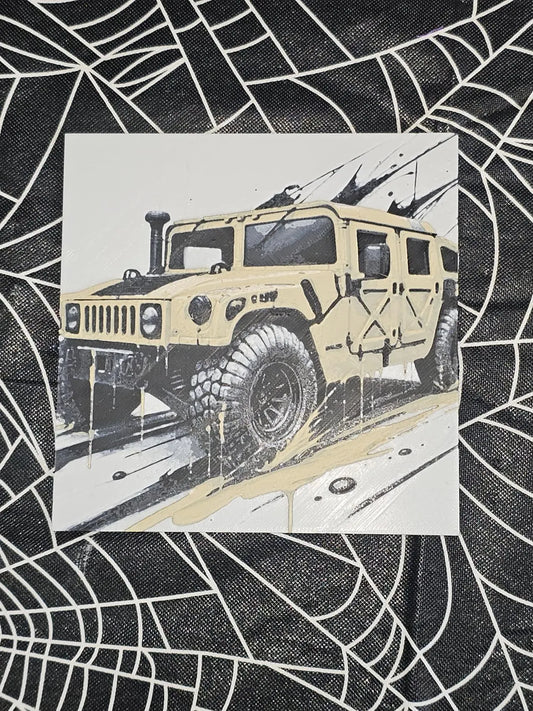 H1 Hummer 3D Printed Hueforge Fan Art