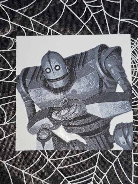 The Iron Giant 3D Printed Hueforge Fan Art