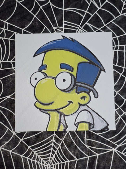 Millhouse, The Simpsons 3D Printed Hueforge Fan Art