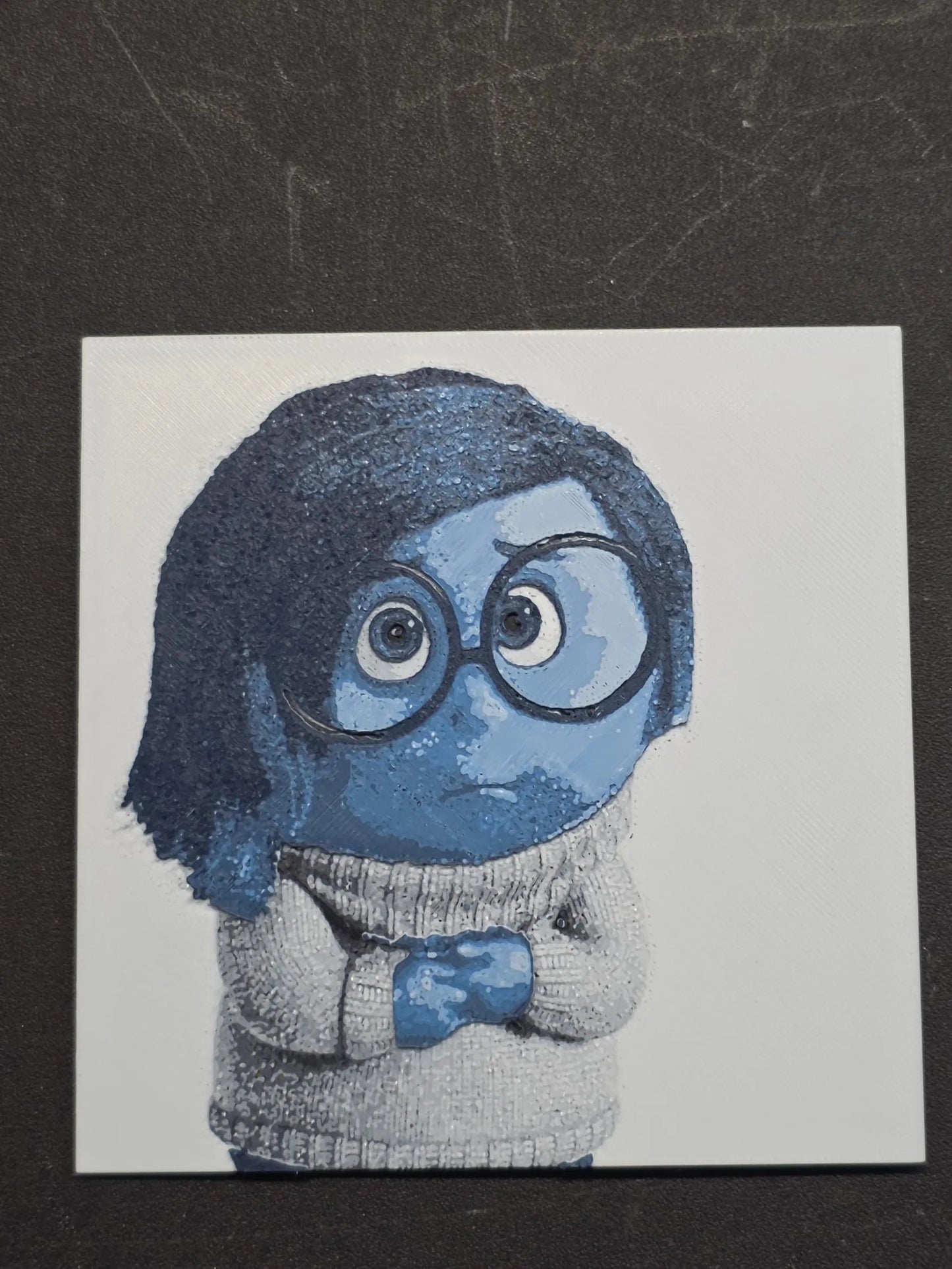 Anger, Inside Out 3D Printed Hueforge Fan Art