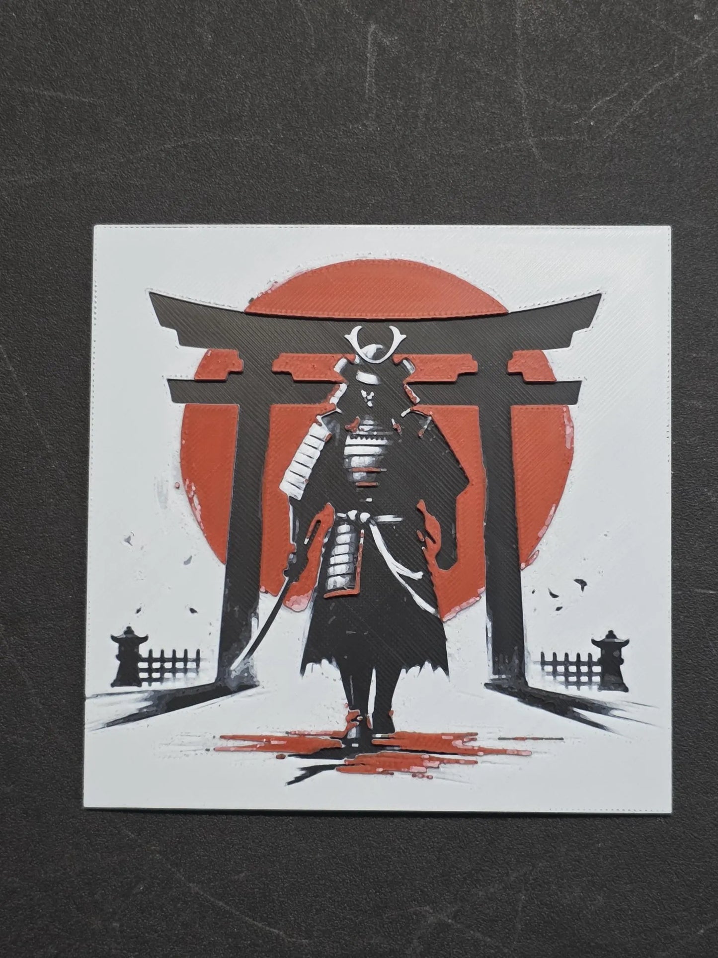 Assassin's Creed, Shadows Samurai 3D Printed Hueforge Fan Art