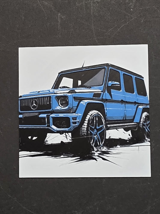 G Wagon 3D Printed Hueforge Fan Art