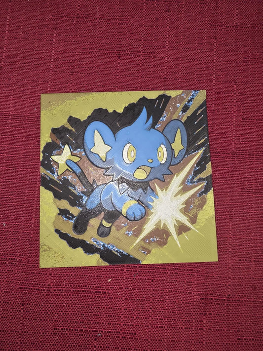 Shinx, Pokemon, Gotta Catch'em All 3D Printed Hueforge Fan Art