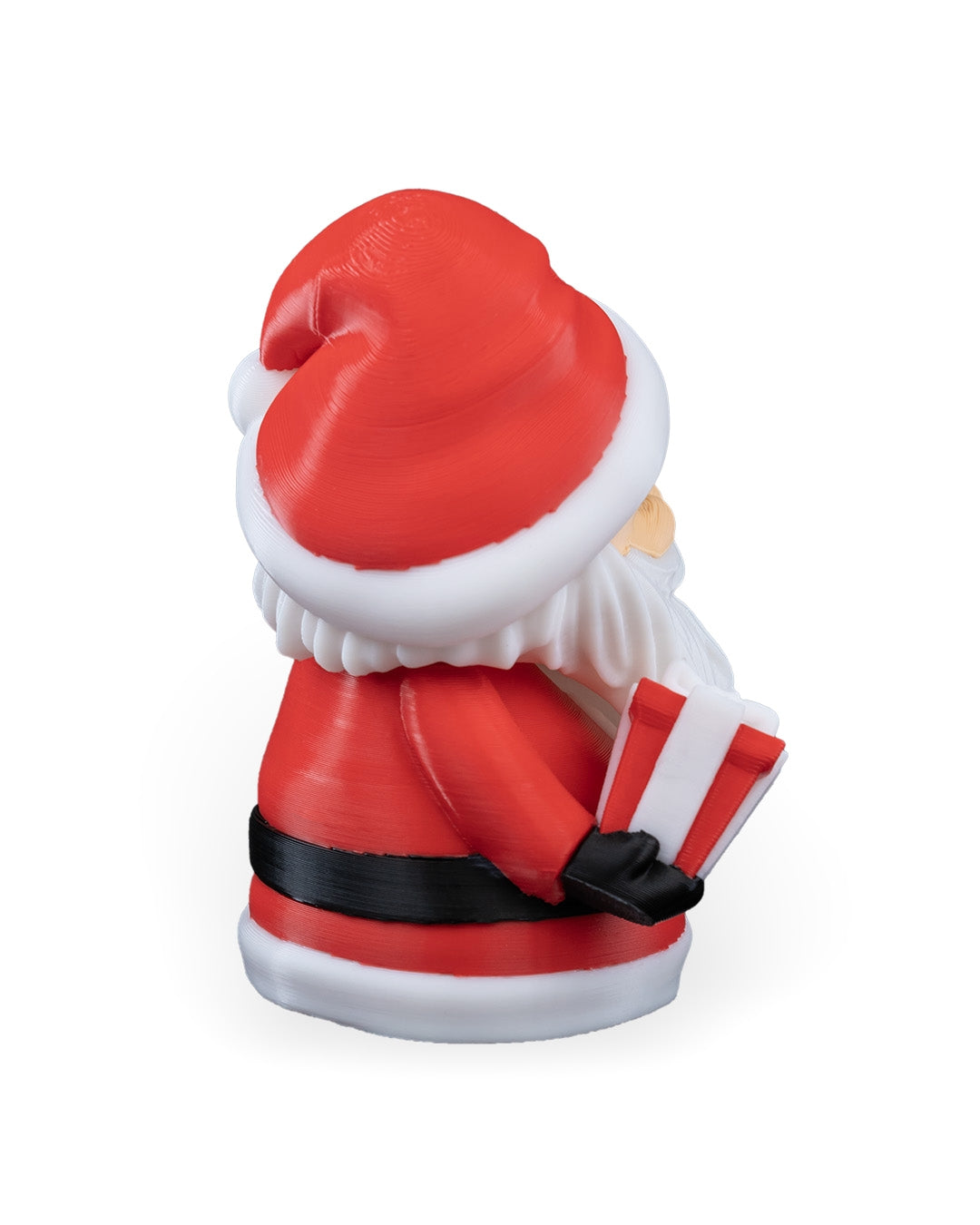 Santa Holding Present, Christmas Tree Ornament