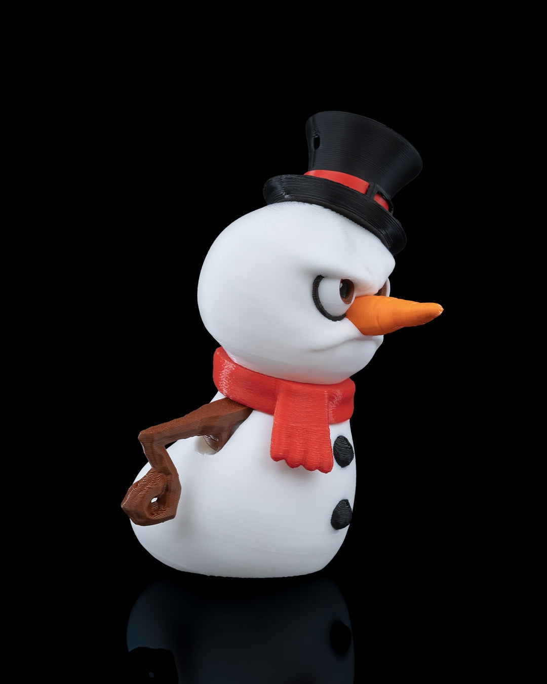 Angry Frosty the Snowman, Christmas Tree Ornament