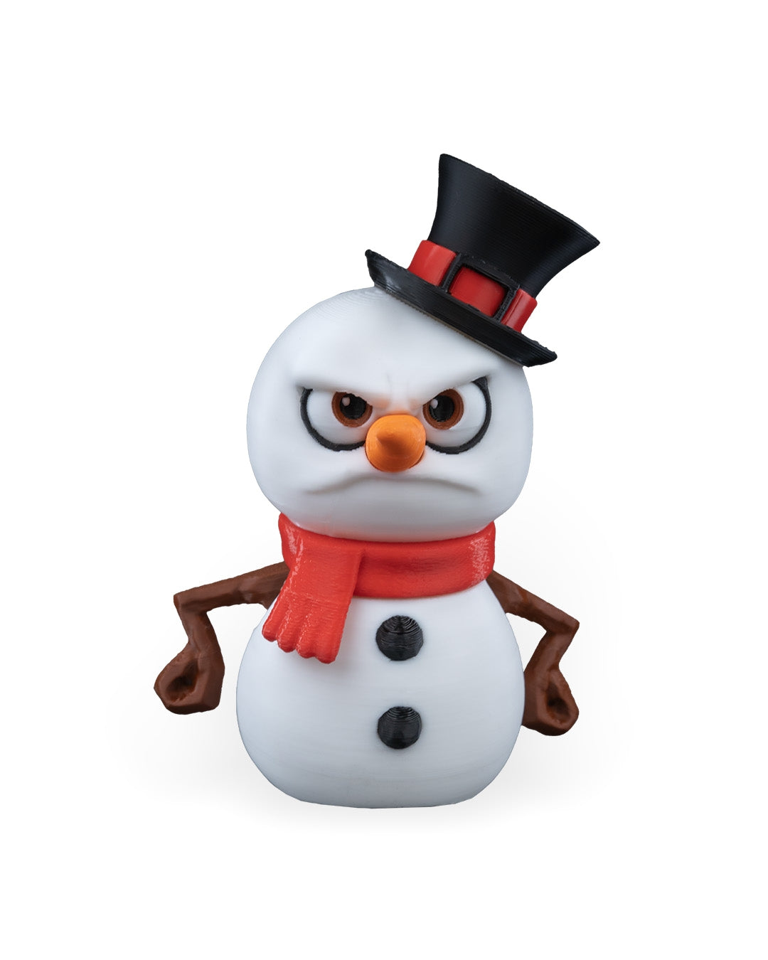 Angry Frosty the Snowman, Christmas Tree Ornament