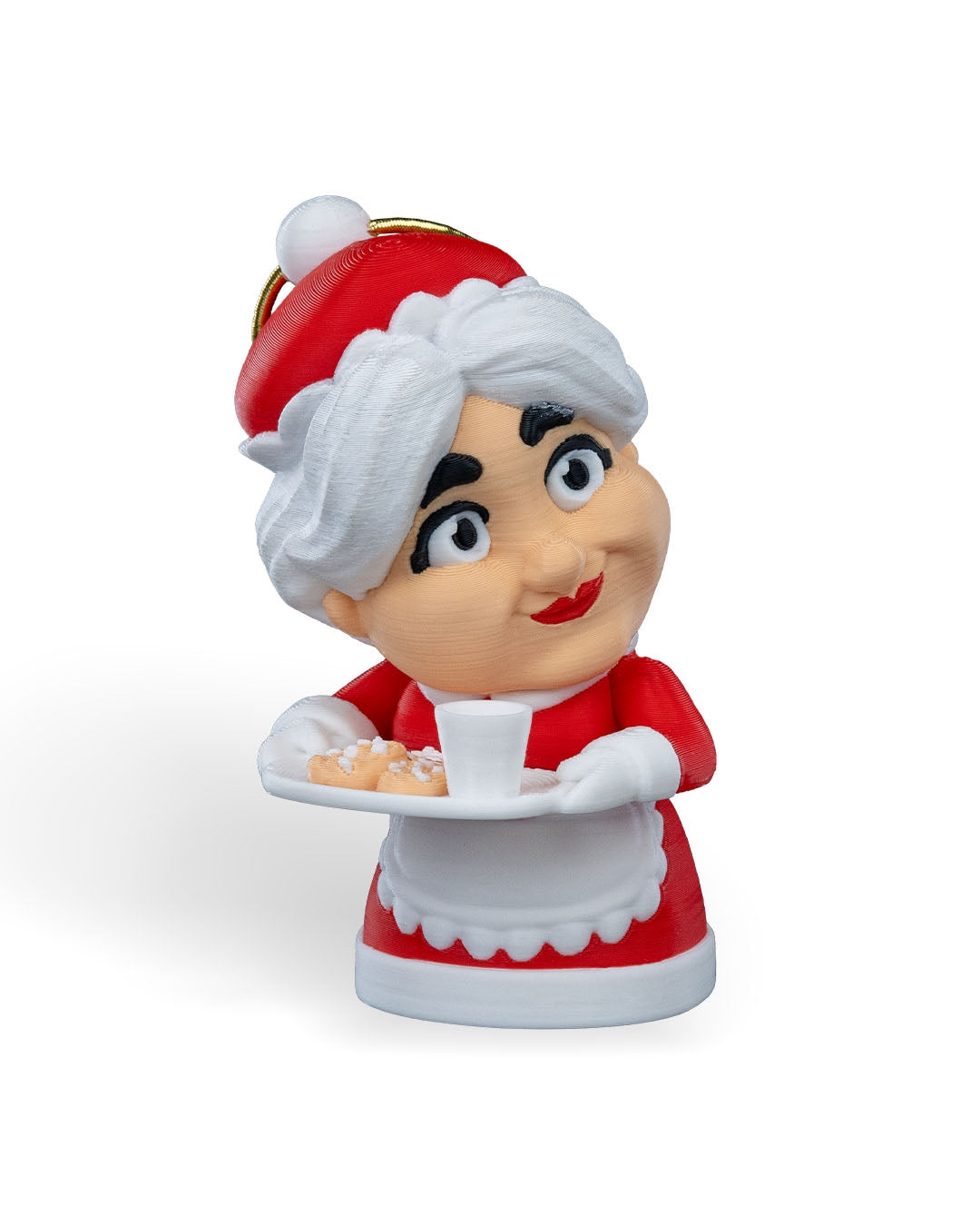 Mrs. Claus Holding Fresh Cookies, Christmas Tree Ornament