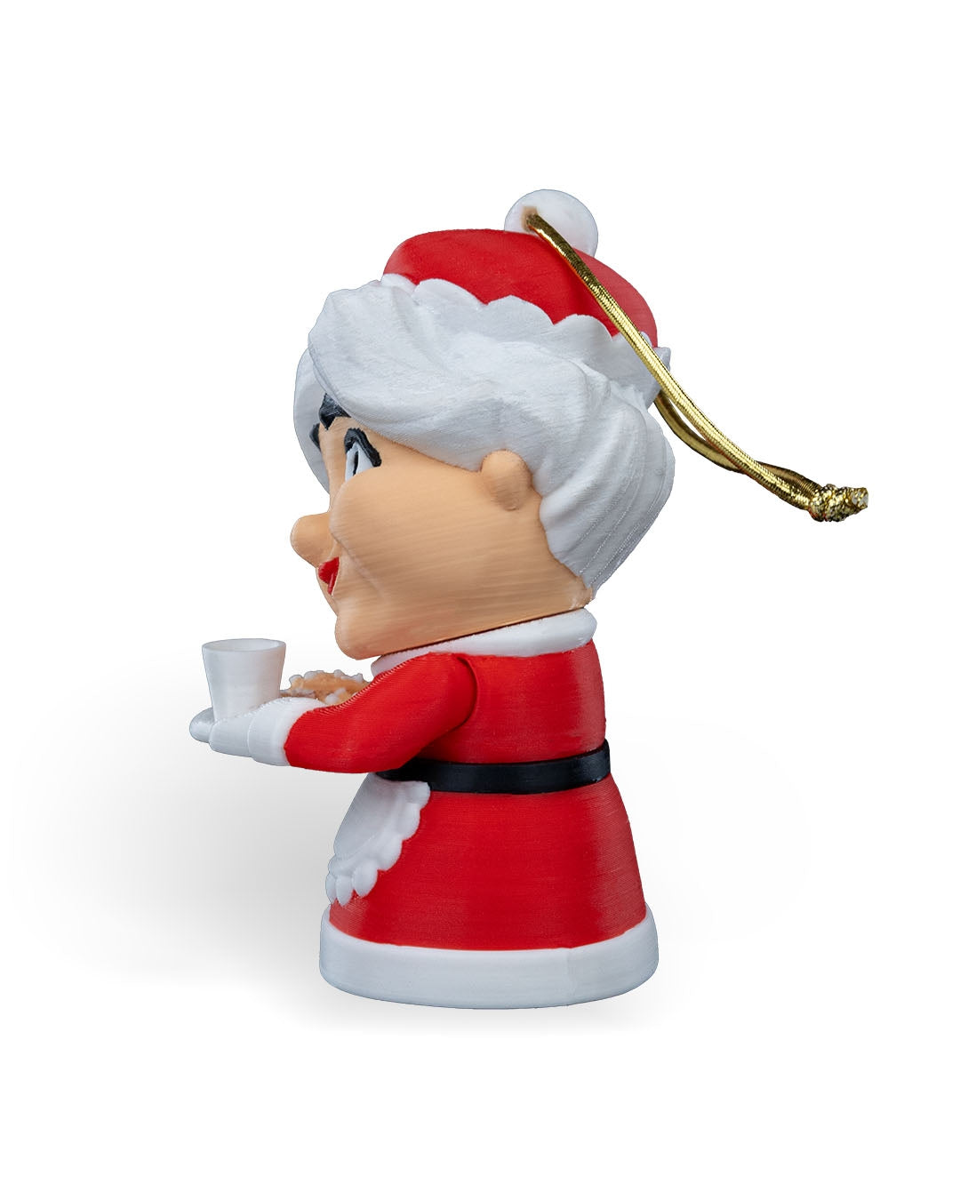Mrs. Claus Holding Fresh Cookies, Christmas Tree Ornament