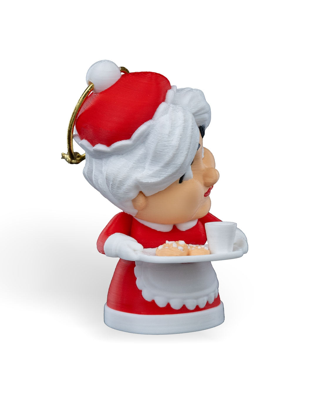 Mrs. Claus Holding Fresh Cookies, Christmas Tree Ornament