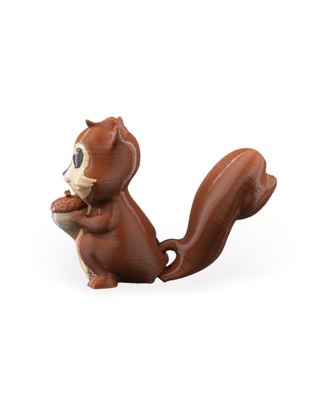 Mini Flexible Squirrel Figure Holding Nut
