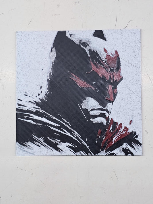 Batman, Ben Affleck 3D Printed Hueforge Fan Art