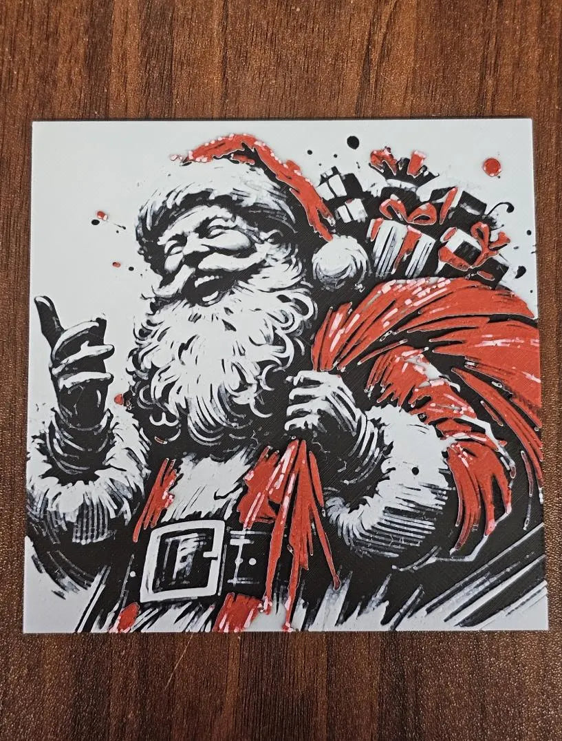 Buddy the Elf, Will Ferrell 3D Printed Hueforge Fan Art