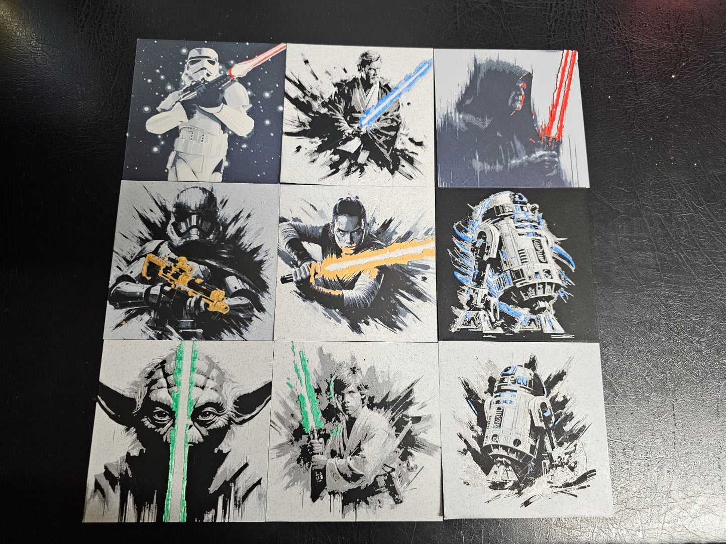 Captain Phasma 5 Color Gold Blaster 3D Hueforge Art