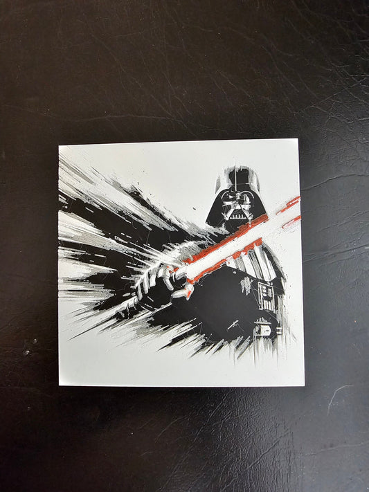Darth Vader Bearing Lightsaber 3D Hueforge Art