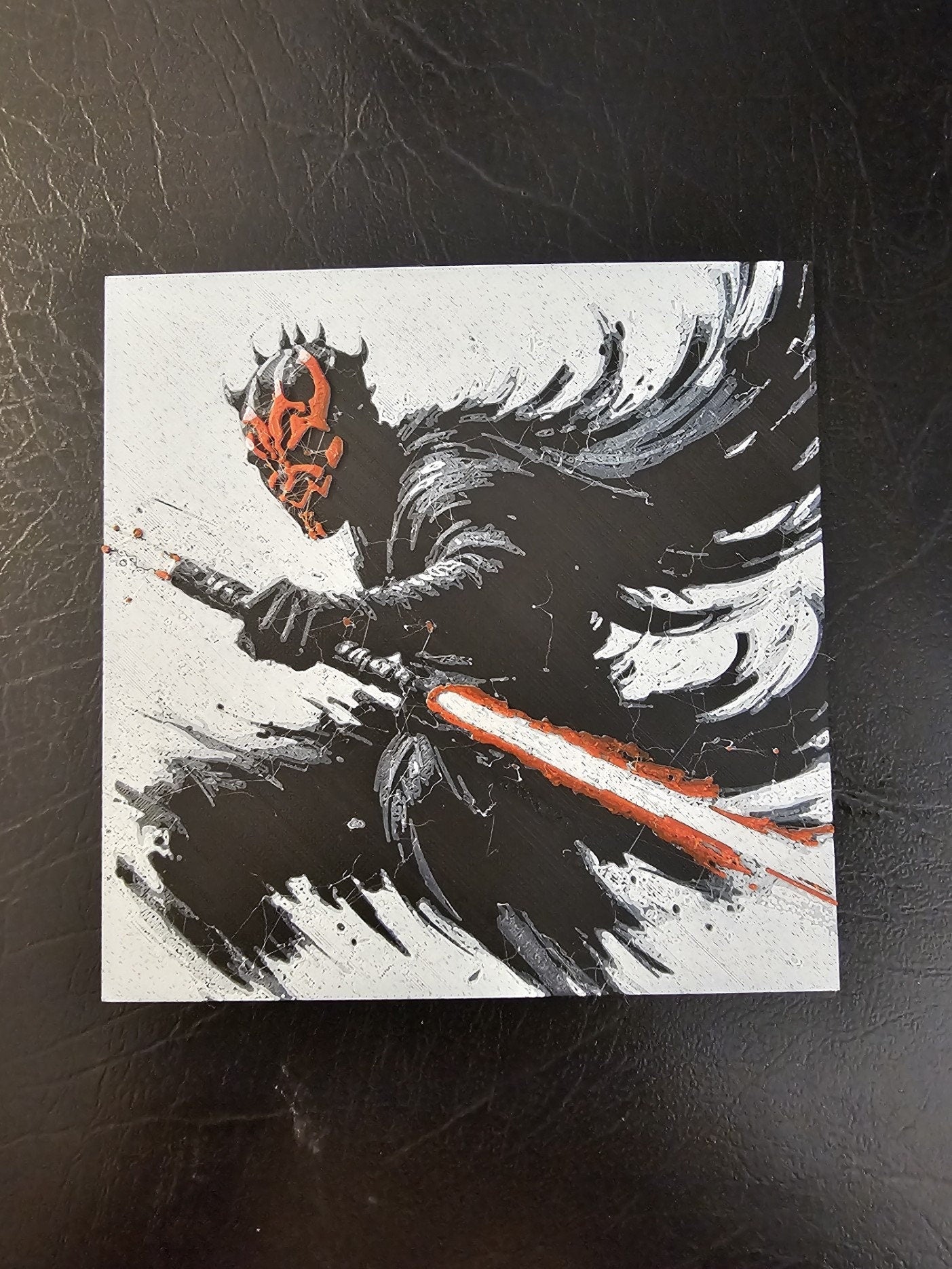 Darth Maul Full Body 3D Hueforge Art