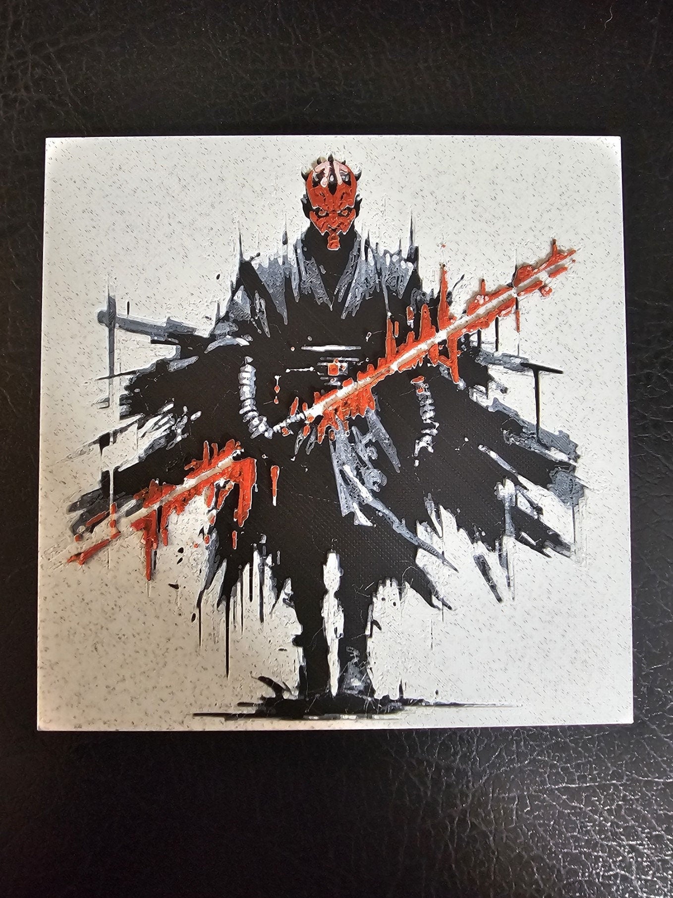 Darth Maul Full Body 3D Hueforge Art