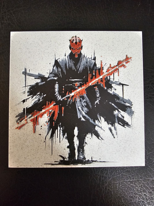 Darth Maul Full Body 3D Hueforge Art