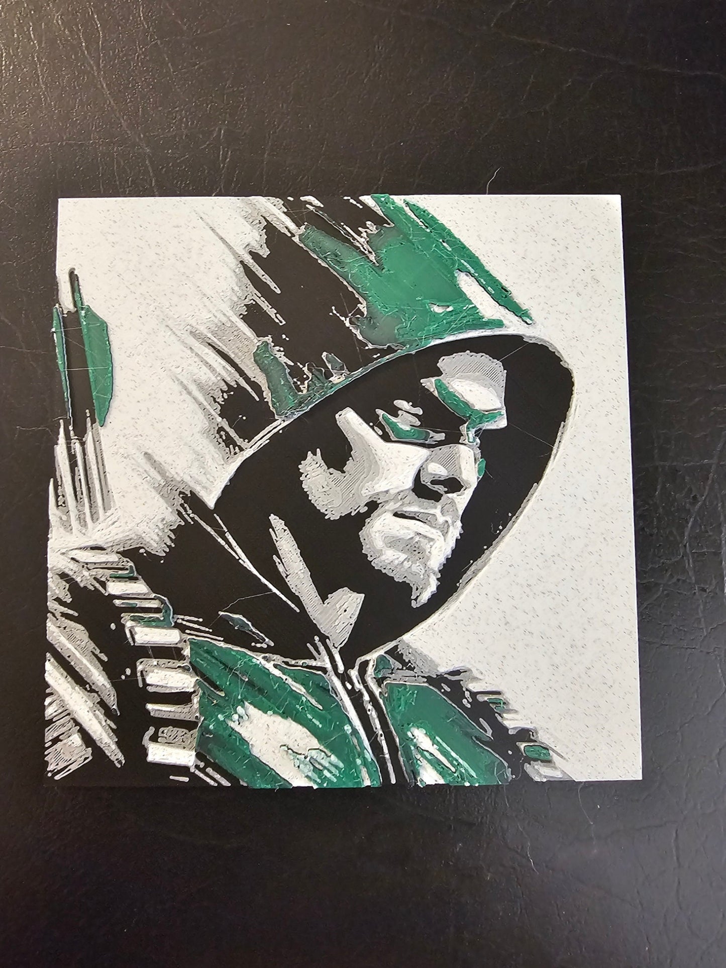 Superman, Man of Steel 3D Hueforge Art