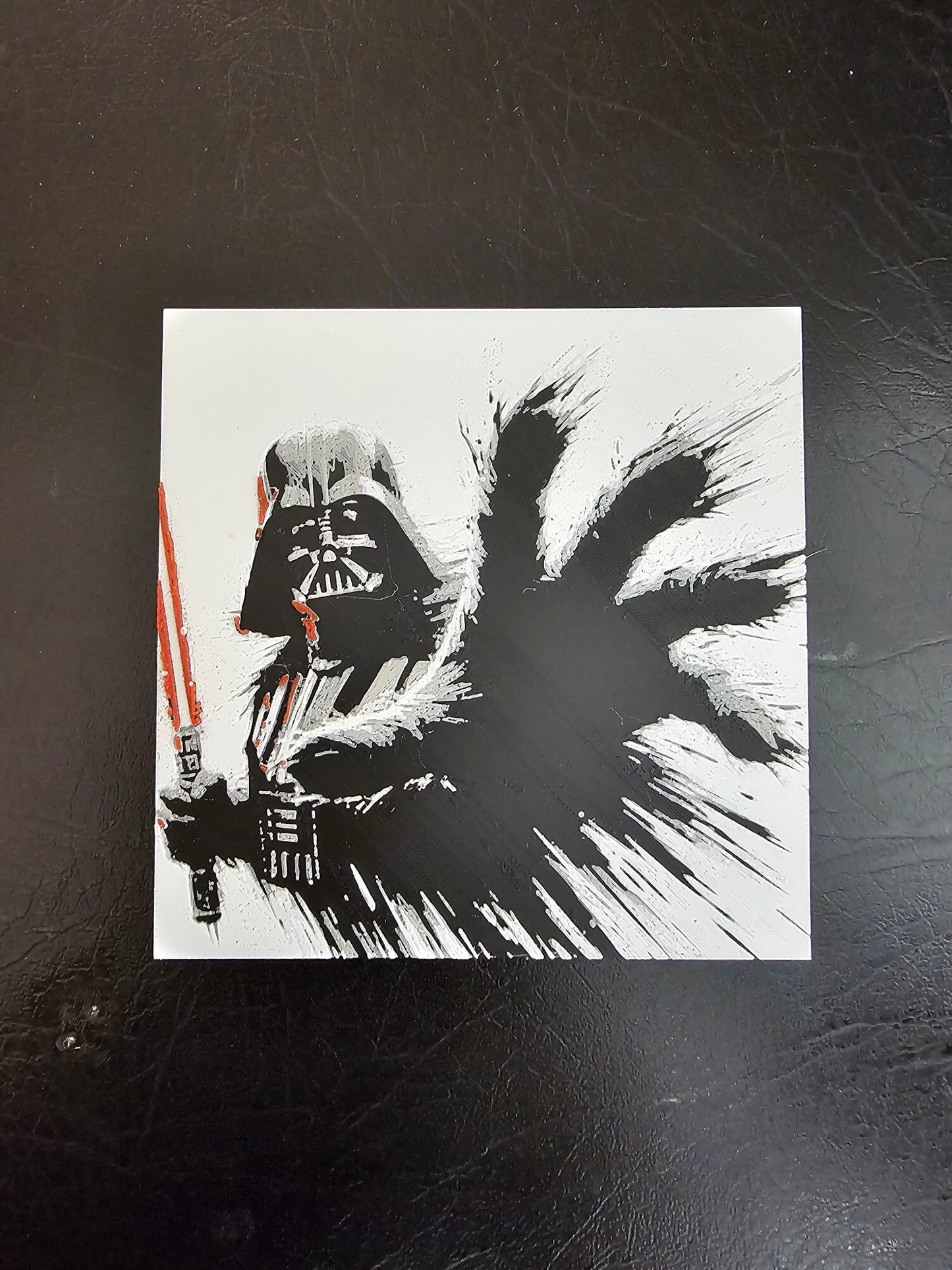 Darth Vader Close Up 3D Hueforge Art