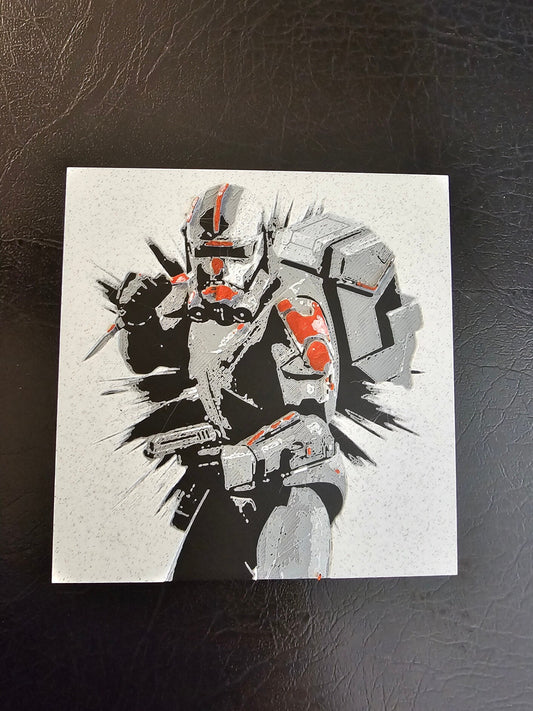Hunter Bad Batch3D Hueforge Art