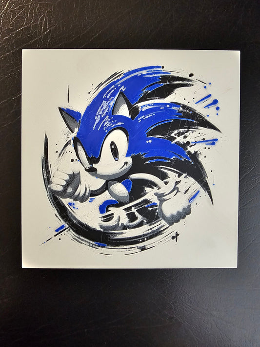 Sonic the Hedgehog 3D Hueforge Art