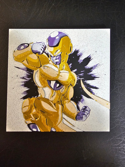 Golden Frieza 5 Color with Silk Gold and Silk Purple